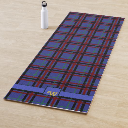 Juweel getinte geruite yogamat (In situ)