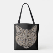 juweel kat canvas tas (Achterkant)