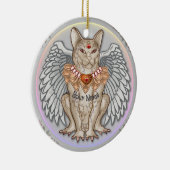Juweel Kat Gargouille Keramisch Ornament (Rechts)
