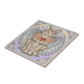 Juweel Kat Gargouille Tegeltje (Zijkant)