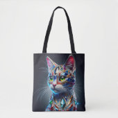 Juweel Kat Tote Bag (Voorkant)