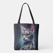 Juweel Kat Tote Bag (Achterkant)
