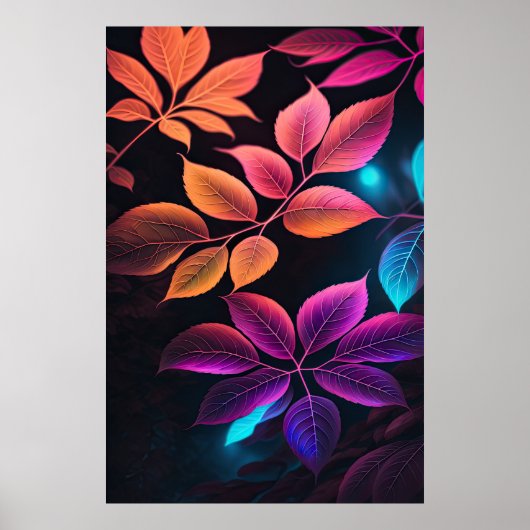 Juweel Tone Leaves III Poster (Voorkant)