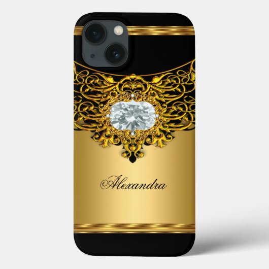 Juweel van de Diamant van de elite het Vorstelijke Case-Mate iPhone Case (Achterkant)