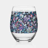 Juweel van het Zee Wijnglas Zonder Voet (Voorkant)