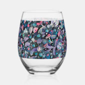 Juweel van het Zee Wijnglas Zonder Voet (Rechts)