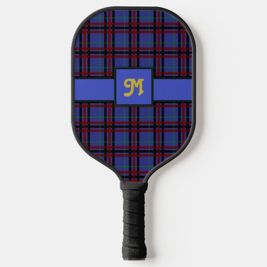 juweelgetint plaid pickleball paddle (Voorkant)
