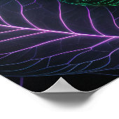 Juweeltint bladeren VI Poster (Hoek)