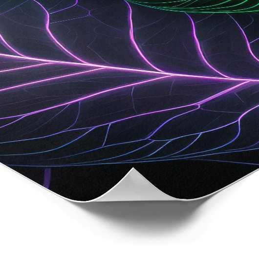 Juweeltint bladeren VI Poster (Hoek)