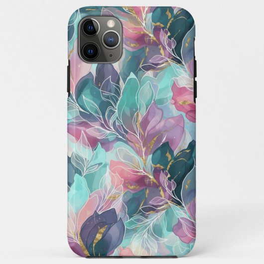 Juweeltoon Bloemmotief Case-Mate iPhone Case (Achterkant)