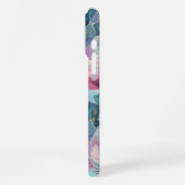 Juweeltoon Bloemmotief iPhone Hoesje (Linkerkant)