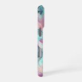 Juweeltoon Bloemmotief iPhone Hoesje (Rechterkant)