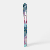Juweeltoon Bloemmotief iPhone Hoesje (Linkerkant)