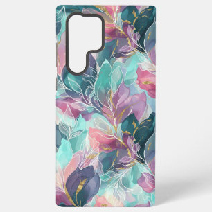 Juweeltoon Bloemmotief Samsung Galaxy Hoesje