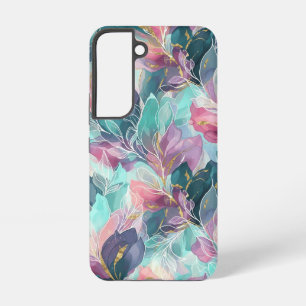 Juweeltoon Bloemmotief Samsung Galaxy Hoesje