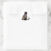 Juweeltoon botanische kat sticker (Tas)