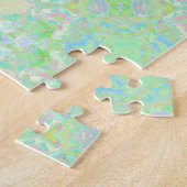 Juweeltoon Funky Groovy Retro Hippie Boho Mandala Legpuzzel (Zijkant)
