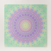 Juweeltoon Funky Groovy Retro Hippie Boho Mandala Legpuzzel (Horizontaal)