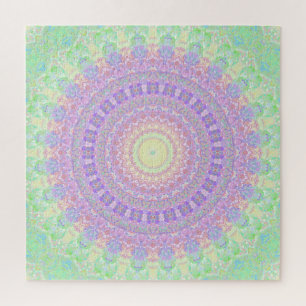 Juweeltoon Funky Groovy Retro Hippie Boho Mandala Legpuzzel
