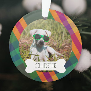 Juweeltoon Schotse Hond Bot Foto Ornament