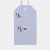 Juweeltoon Stof Stijl Foto Cadeaulabel (Achterkant)