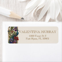 Juweeltoon Vintage Bloemetuin Pauwentaart Huwelijk