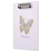 Juwel Vlinder Paars Blauw Goud Klembord (Links)