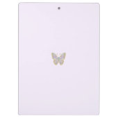 Juwel Vlinder Paars Blauw Goud Klembord (Achterkant)