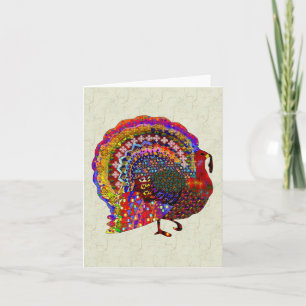 Juweland Turkey Feestdagen Kaart