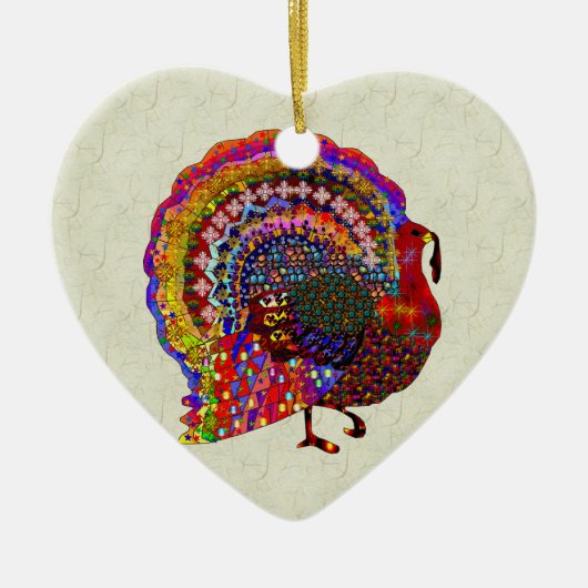 Juweland Turkey Keramisch Ornament (Voorkant)