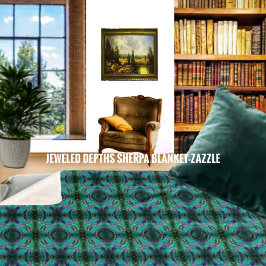 Juwelde diepten sherpa deken
