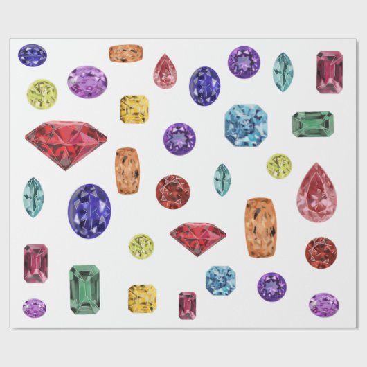 juwelen cadeaupapier (Vlak)