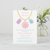 juwelen die meisjes van de geboorte maken kaart (Staand voorkant)