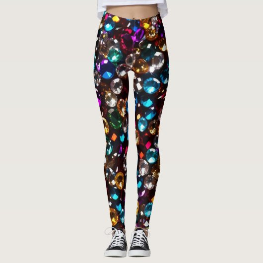 Juwelen en Diamanten Leggings (Voorkant)