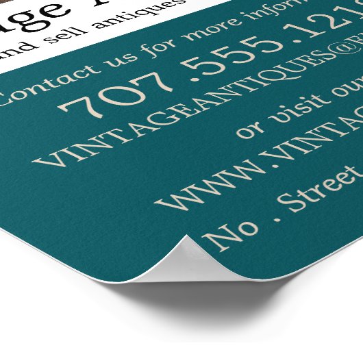  juwelen en sleutel, Antiek dealer, winkel Poster (Hoek)