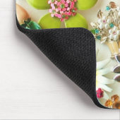  juwelen Floral Mousepad Muismat (Hoek)