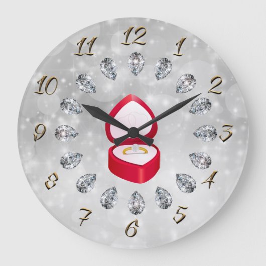 juwelen grote klok (Voorkant)