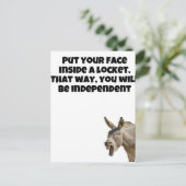 juwelen Humor Briefkaart (Staand voorkant)