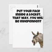 juwelen Humor Briefkaart (Voorkant / Achterkant)