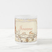 Juwelen in de herfst matglas koffiemok (Center)