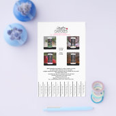 Juwelen in kaarsbrochures flyer (Enkel)