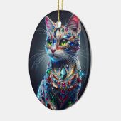 Juwelen Kat Keramisch Ornament (Links)