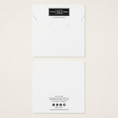 juwelen | Ketting Vierkante Visitekaartjes (Voorkant /achterkant)