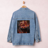 Juwelen Kubus op de Vulkanische Afgrond Denim Jacket (Hangar)