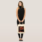Juwelen Kubus op de Vulkanische Afgrond Tote Bag (Voorkant (model))