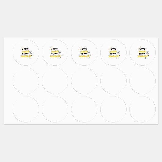 juwelen labels (Vel)