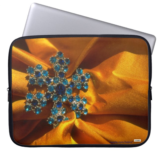 juwelen laptop sleeve (Voorkant)