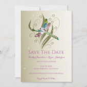 Juwelen Libel Save-the-date Aankondiging (Voorkant)