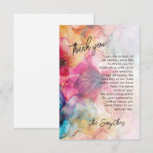 Juwelen Luxe Pinks Purples Glamour Dank u Kaart (Voorkant / Achterkant)