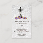 *~*  juwelen Magische Mierige Amethyst  Visitekaartje (Achterkant)